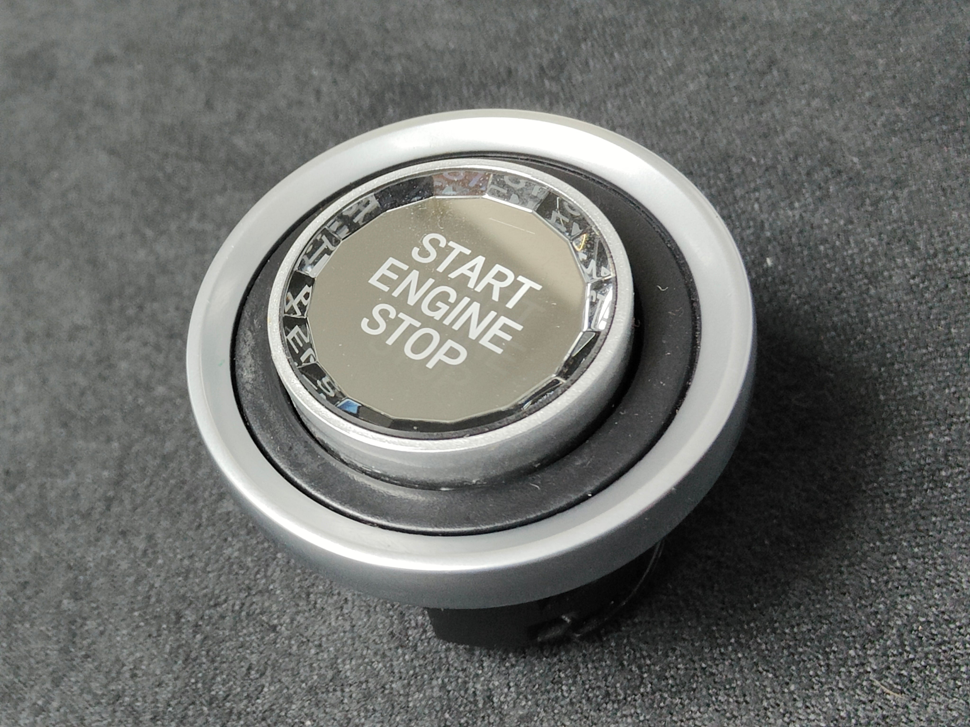 BMW E9X SERIES LCI (SILVER) CRYSTAL ENGINE START BUTTON - E90 E92 E93 M3 / E89 Z4